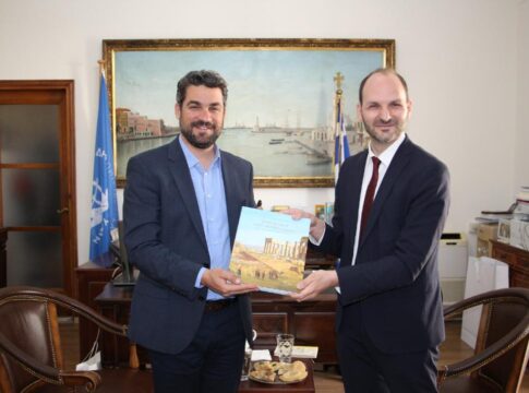 Στον Δήμαρχο Χανίων ο Επιτετραμμένος της Πρεσβείας της Αυστρίας στην Ελλάδα Philipp Wassermann