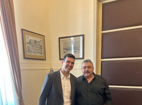 Συνάντηση Αλέξανδρου Μαρκογιαννάκη με τον Α/περιφερειάρχη Χανίων κ. Καλογερή