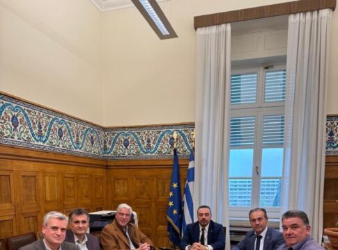 Συνάντηση Φραγκίσκου Παρασύρη με την Πανελλήνια Ομοσπονδία Σωματείων Εργοληπτών Ηλεκτρολόγων