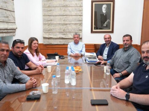 Συνάντηση Περιφερειάρχη με την διοίκηση της Αγροδιατροφικής Σύμπραξης της Περιφέρειας Κρήτης