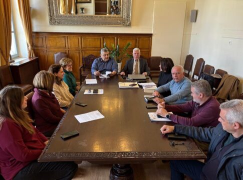 Σύσκεψη εργασίας για την ενεργειακή αναβάθμιση του ΓΝΧ