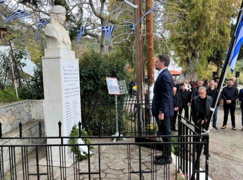 Τελετή τιμής και μνήμης για τον Ιωάννη Παλμέτη – Παντερή στο Καμαράκι