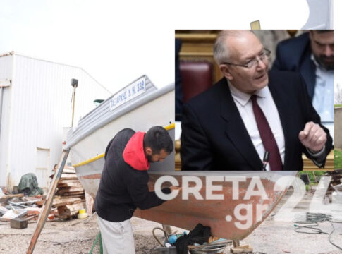 Τι δήλωσε ο υφυπουργός Ναυτιλίας για τα ξυλοναυπηγεία – Παραμένει το πρόβλημα στο λιμάνι του Ηρακλείου