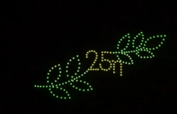 Βουλιαγμένη: Σόου με drone στον ουρανό της Βουλιαγμένης για την εθνική επέτειο