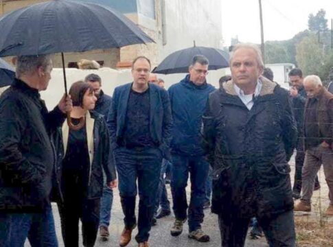 Επίσκεψη Ρ. Σβίγκου και Θ. Θεοχαρόπουλου στις Βούτες