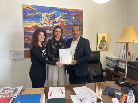 Για τη μείωση εκπομπών διοξειδίου του άνθρακα βραβεύτηκε ο Δήμος Χερσονήσου