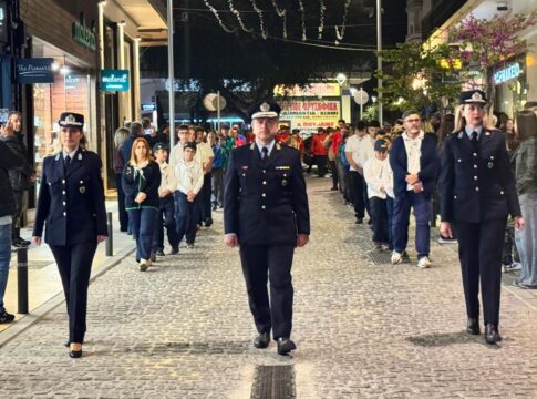 Η Τροχαία Ηρακλείου συνόδεψε τον Επιτάφιο του Ι.Ν. Αγίου Μηνά