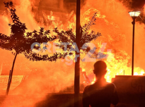 Ηράκλειο | Μια φουνάρα… τρόμος – Κλείστηκαν στα σπίτια τους οι κάτοικοι στα Καμίνια