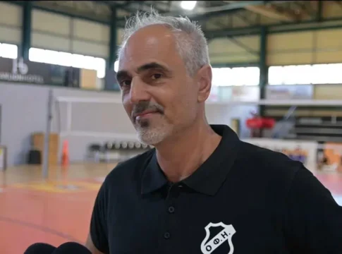 Καλμαζίδης: «Θέλουμε την 6η θέση και τη νίκη μπροστά στους φιλάθλους μας»