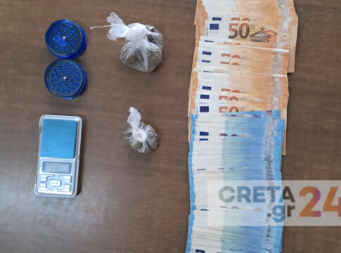 Κρήτη | Βρήκαν στο σπίτι του κάνναβη, ζυγαριά και πάνω από 5.500 ευρώ