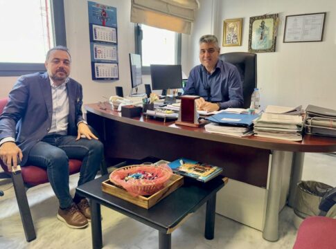 Με τον νέο Αερολιμενάρχη Ηρακλείου συναντήθηκε ο Φραγκίσκος Παρασύρης