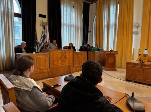 Οι μαθητές του Γενικού Λυκείου Montgrand Μασσαλίας στη Λότζια