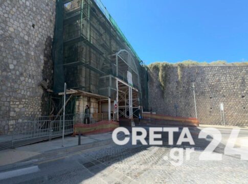 Ολοκληρώνονται οι εργασίες στη Χανιόπορτα – Πότε θα φύγει η σκαλωσία