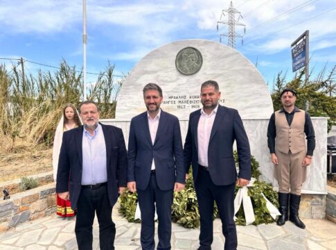 Στην Τελετή Τιμής και Μνήμης για τον οπλαρχηγό Ηρακλή Κοκκινίδη ο Δήμαρχος Μινώα Πεδιάδας Βασίλης Κεγκέρογλου