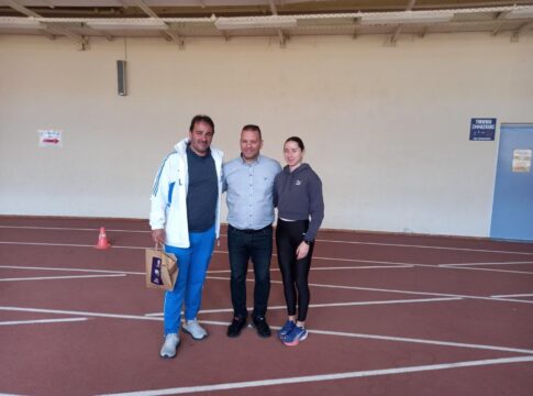 Στο Παγκρήτιο στάδιο η προετοιμασία της Εθνικής ομάδας σπριντ Ικανοποίηση από προπονητή και αθλητές για τις άρτιες εγκαταστάσεις