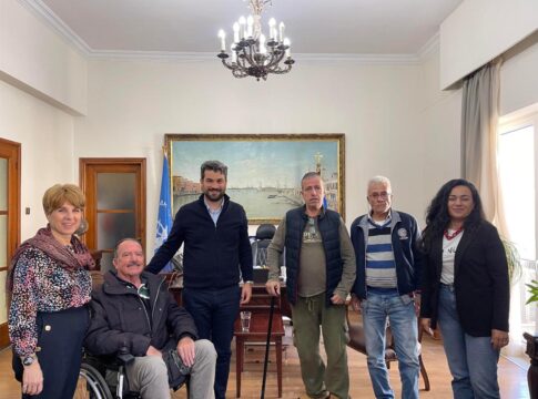 Στον Δήμαρχο Χανίων Π. Σημανδηράκη, το νέο Δ.Σ. του Συλλόγου ΑμεΑ Χανίων