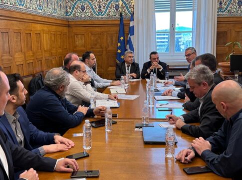 Συνάντηση Φρ. Παρασύρη, του Γραμματέα και μελών του Τομέα Ενέργειας ΠΑΣΟΚ με την Ελληνική Επιστημονική Ένωση Αιολικής Ενέργειας