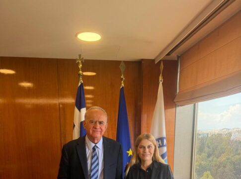 Συνάντηση της Υφυπουργού Μετανάστευσης και Ασύλου με τον Υφυπουργό Προστασίας του Πολίτη