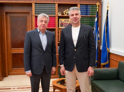 Συνάντηση του Περιφερειάρχη Κρήτης με τον Περιφερειάρχη Ανατολικής Μακεδονίας και Θράκης