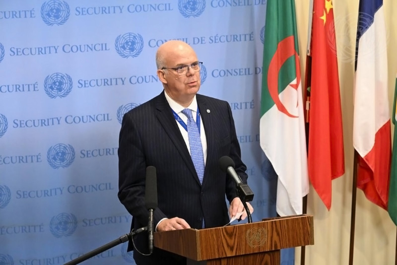 Ο Έλληνας Μόνιμος Αντιπρόσωπος στον ΟΗΕ, πρέσβης Ευάγγελος Σέκερης