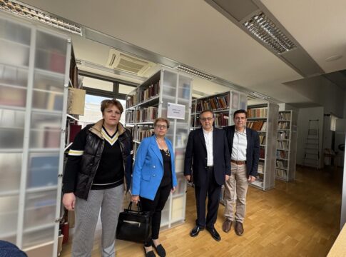 Τη Δημόσια Κεντρική Βιβλιοθήκη Ρεθύμνου επισκέφτηκε η Αντιπεριφερειάρχης Ρεθύμνης