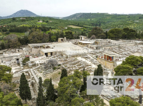 Εκκενώθηκε το Μινωικό Ανάκτορο της Κνωσού λόγω των ισχυρών ανέμων