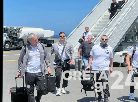 Επέστρεψε στο Ηράκλειο η αποστολή του ΟΦΗ