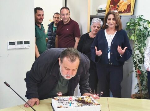 Γενεθλίων συνέχεια και δώρο με…. συμβολισμό για τον Βασίλη Κεγκέρογλου στο Αρκαλοχώρι