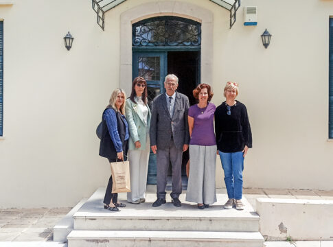 Η πρέσβης της Γαλλίας Laurence Auer στην Οικία–Μουσείο του Ελευθερίου Βενιζέλου