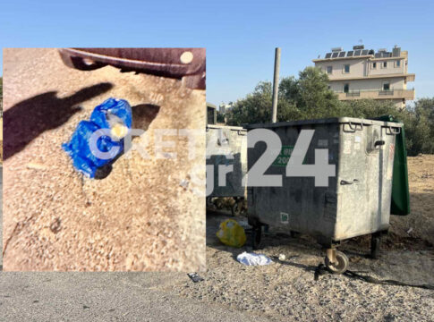 Ηράκλειο: Σε αυτούς τους κάδους βρέθηκε το νεογέννητο αγοράκι – Για απόπειρα παιδοκτονίας κατηγορείται η μητέρα