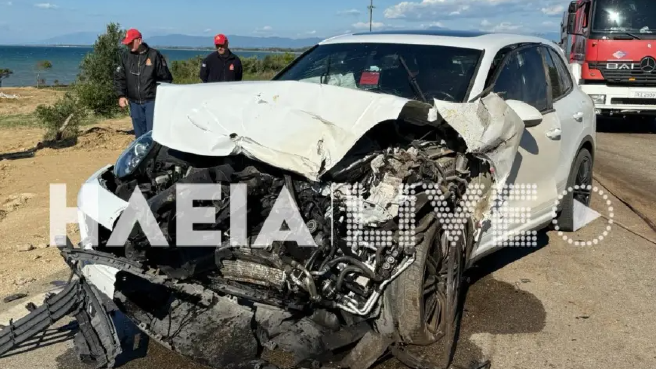 Κυλλήνη: Porsche συγκρούστηκε με τρακτέρ στην Κυλλήνη