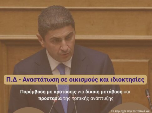 Λευτέρης Αυγενάκης: Οι Δυσμενείς Επιπτώσεις της Απόφασης του ΣτΕ και του Νέου ΠΔ για Οικισμούς κάτω των 2.000 Κατοίκων