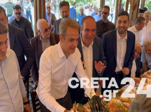 Με… μεγάλο καλάθι υποδέχθηκαν τον Πρωθυπουργό στα Πεζά