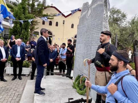 Ο Λ. Αυγενάκης για την ημέρα μνήμης των πεσόντων του Ολοκαυτώματος του Μάη του 1944 στις Καμάρες