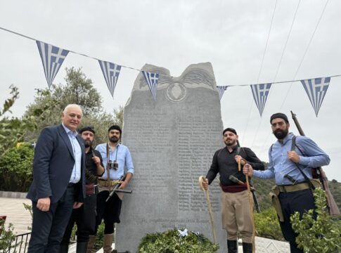 O Παύλος Μπαριτάκης στις Εκδηλώσεις Μνήμης για το Ολοκαύτωμα στις Καμάρες