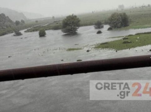 «Σε μια βδομάδα έπεσε νερό που δεν έριξε όλο το χειμώνα» – Ολοκληρωτική καταστροφή για τις πατάτες και τα κηπευτικά στο Λασίθι