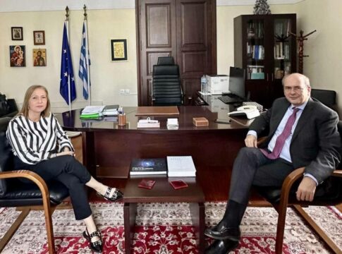Στην Αποκεντρωμένη Διοίκηση Κρήτης ο Αντιπρόεδρος της κυβέρνησης Κωστής Χατζηδάκης
