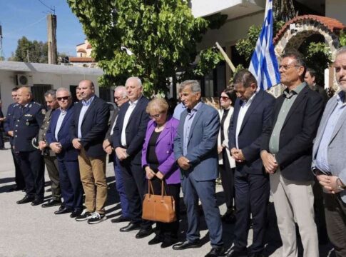 Στην εκδήλωση για την 81η Επέτειο του Ολοκαυτώματος της Λοχριάς ο Δήμαρχος Βιάννου