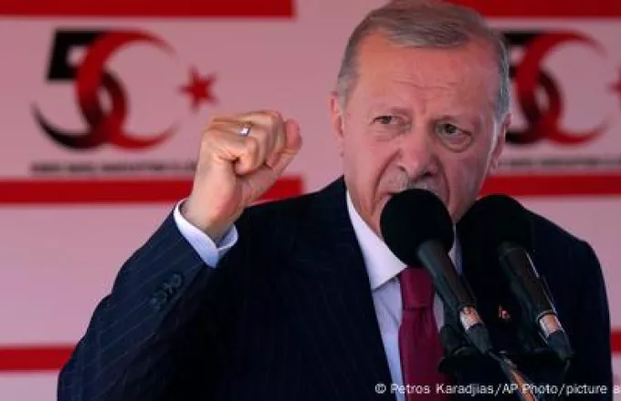 Ερντογάν μιλά δυναμικά στη Λευκωσία