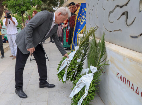 Στις εκδηλώσεις τιμής και μνήμης για τη Γενοκτονία των Ποντίων ο Δήμαρχος Ηρακλείου