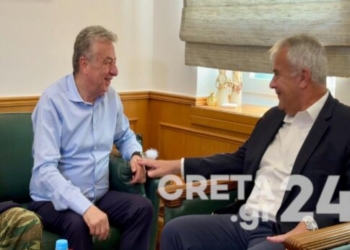 Στο Ηράκλειο για το μεταναστευτικό ο Μάκης Βορίδης