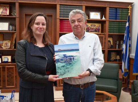 Συνάντηση Περιφερειάρχη Κρήτης με τη Γενική Πρόξενο της Γαλλίας