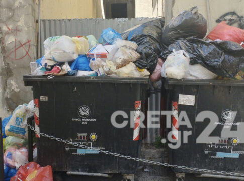 Τα σκουπίδια «πνίγουν» το Ηράκλειο και την δημοτική αρχή