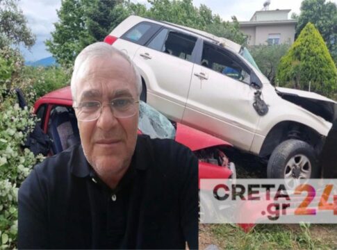 Θλίψη στην Κρήτη για την απώλεια του πρώην αστυνομικού Νίκου Τζουλιαδάκη σε τροχαίο