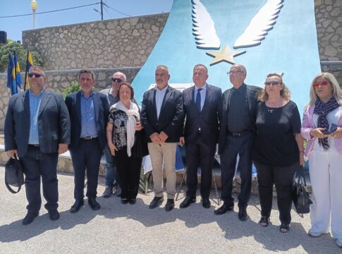 Τιμήθηκε η μνήμη του Σμηναγού Κώστα Ηλιάκη