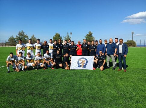 Το Παράρτημα Κρήτης της Αθλητικής Ένωσης Αστυνομικών Ελλάδος συμμετείχε σε φιλανθρωπικό αγώνα ποδοσφαίρου