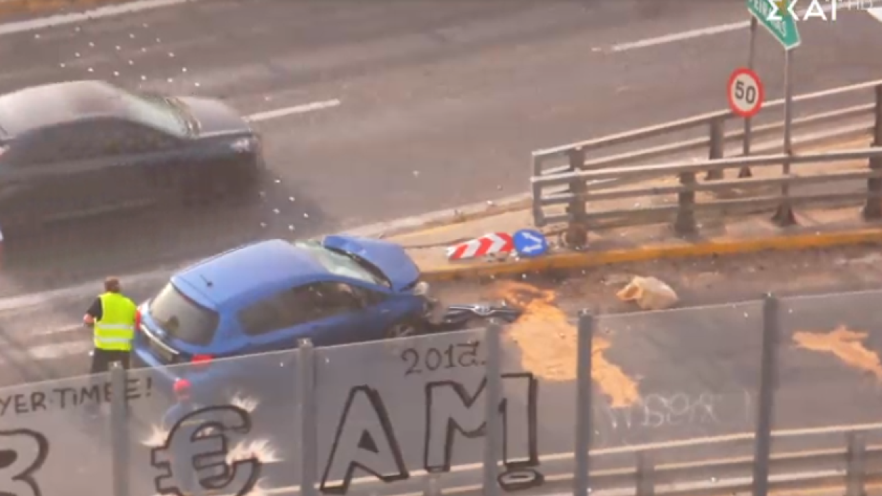 Τροχαίο στη λεωφόρο Κηφισού με έναν τραυματία