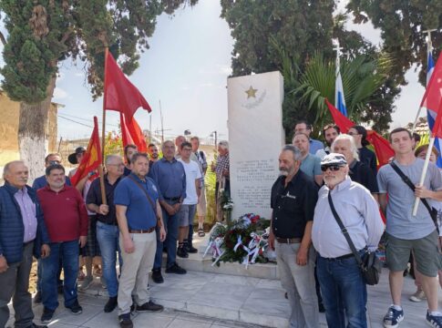 Xανιά: Το ΚΚΕ τίμησε την 9η Μάη, ημέρα Αντιφασιστικής Νίκης των Λαών