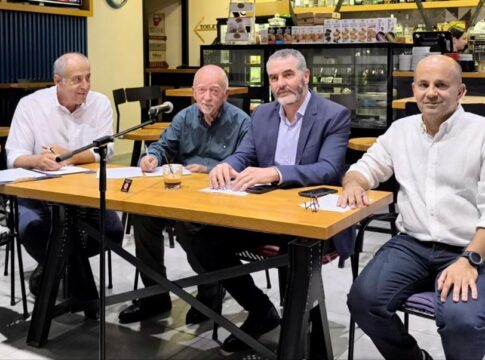 Επίσκεψη του Βουλευτή Ρεθύμνης του ΠΑΣΟΚ Μανόλη Χνάρη στη Ναύπακτο