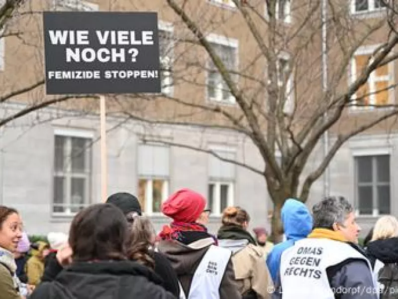 Διαμαρτυρία για γυναικοκτονίες Γερμανίας